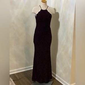 Plum formal dress